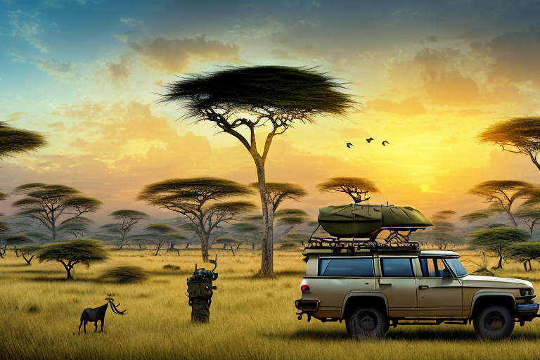 A variety of safari landscapes