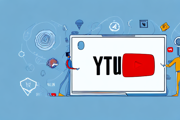 A large key unlocking a youtube play button