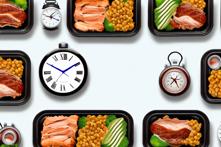 A variety of well-prepared meals neatly arranged in individual containers