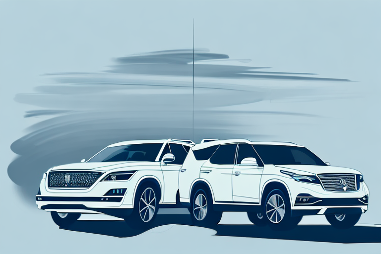 Several sleek and modern suvs