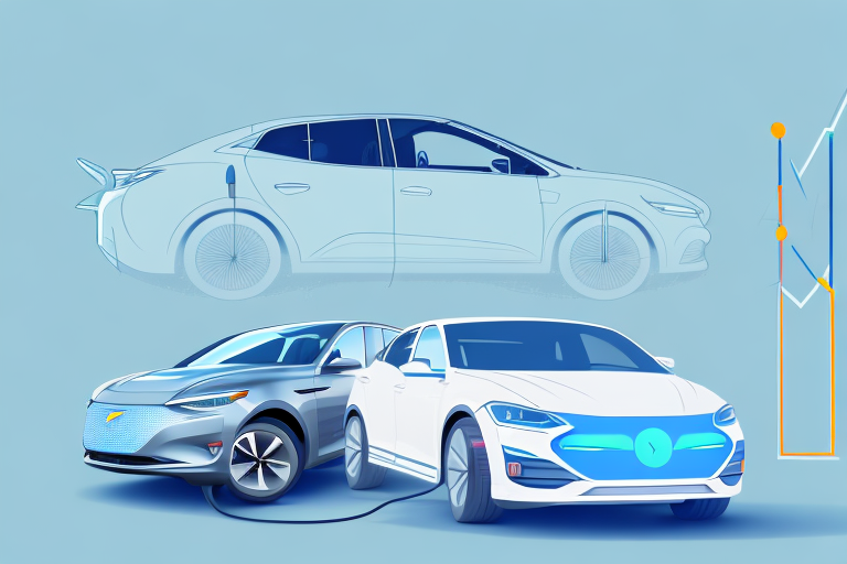 A vast car lot filled with electric vehicles