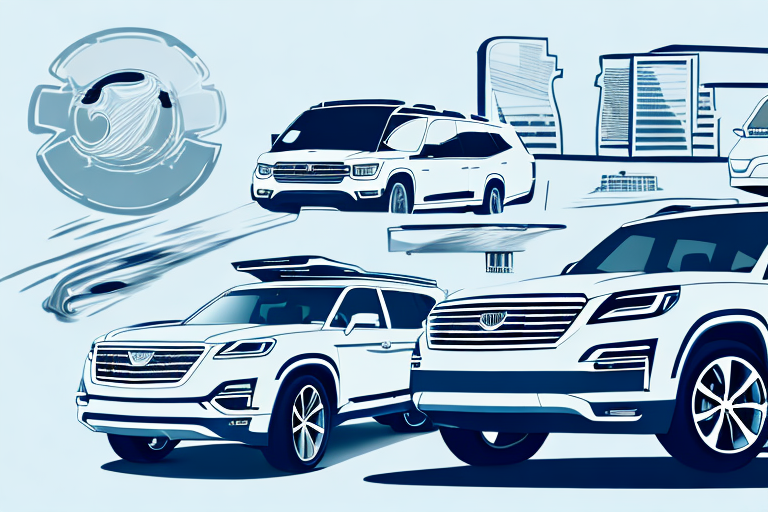 Several different styles of suvs