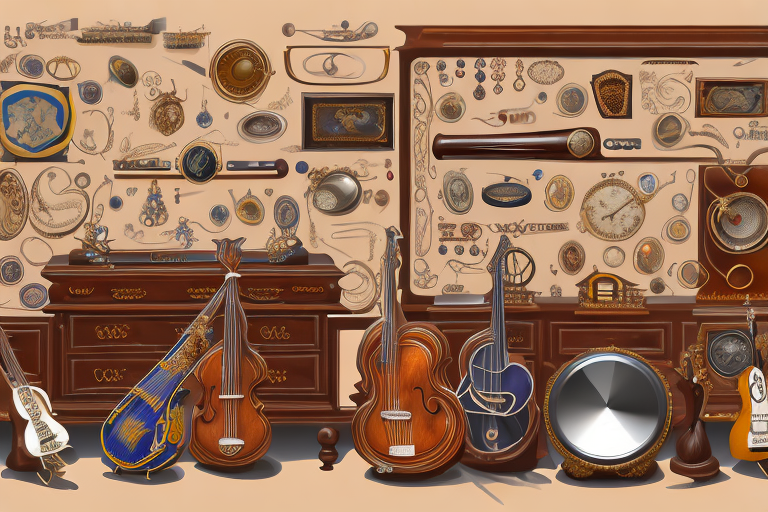 A variety of unique and unexpected items